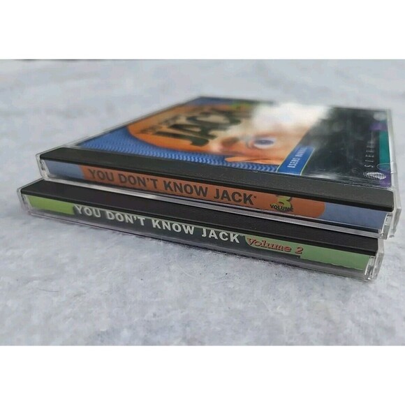 You Don't Know Jack Volumes 2 & 3 PC CD ROM Vintage Trivia Games Lot Of 2 Game - Picture 3 of 10